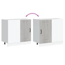 vidaXL konyhai alapszekrény Kalmar szürke sonoma szekrény