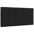 vidaXL fekete szövet ágykeret matrac nélkül Hanko 100x200 cm