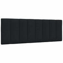 vidaXL fekete szövet ágykeret matrac nélkül Hanko 140 x 190 cm