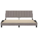 vidaXL tópszínű szövet ágykeret matrac nélkül Hanko 180 x 200 cm