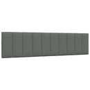 vidaXL sötétszürke szövet ágykeret matrac nélkül Hanko 200 x 200 cm