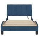 vidaXL ágykeret matrac nélkül Hanko kék 100x200 cm anyagból