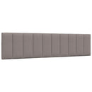 vidaXL tópszínű szövet ágykeret matrac nélkül Hanko 200 x 200 cm