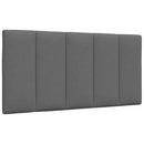 vidaXL sötétszürke szövet ágy matraccal Hanko 100x200 cm