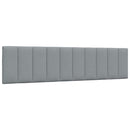 vidaXL világosszürke szövet ágy matraccal Hanko 200x200 cm