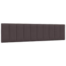 vidaXL sötétbarna szövet ágy matraccal Hanko 200x200 cm
