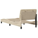 vidaXL ágykeret matrac nélkül krém 80x200 cm szövet 80x200 cm