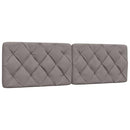 vidaXL tópszínű szövet ágykeret matrac nélkül 160 x 200 cm