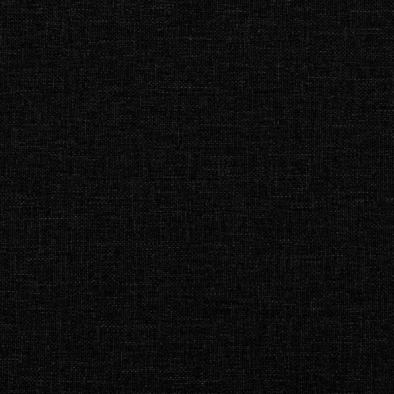 vidaXL fekete szövet ágykeret matrac nélkül 200 x 200 cm