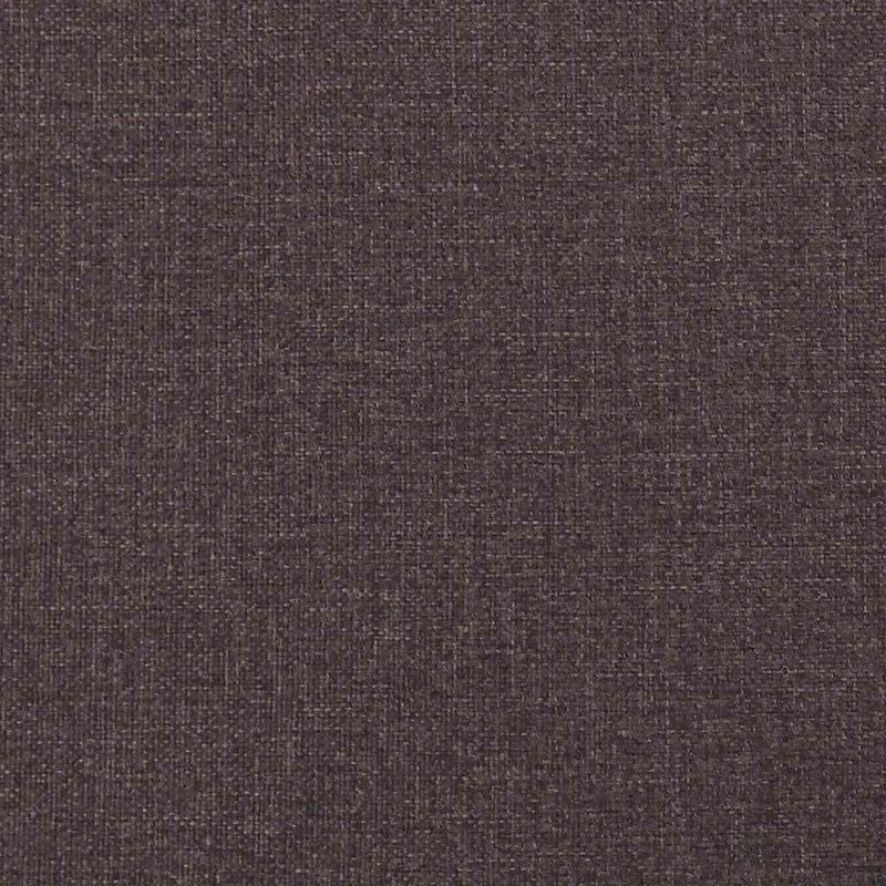 vidaXL sötétbarna szövet ágykeret matrac nélkül 200 x 200 cm