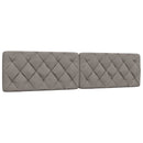 vidaXL tópszínű szövet ágykeret matrac nélkül 200 x 200 cm