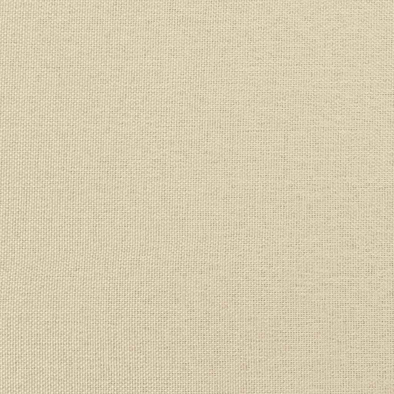 vidaXL krémszínű szövet ágykeret matrac nélkül 200 x 200 cm