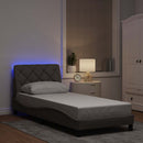 vidaXL szövet ágykeret LED-es matrac nélkül 80x200 cm 80x200 cm