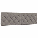 vidaXL tópszínű szövet ágykeret LED-ekkel matrac nélkül 160 x 200 cm