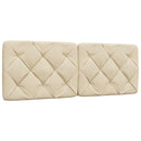 vidaXL ágy matraccal krém 140x200 cm szövet