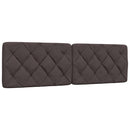 vidaXL ágy matraccal Sötétbarna 160x200 cm szövet