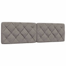 vidaXL ágy matraccal Taupe 180x200 cm szövet