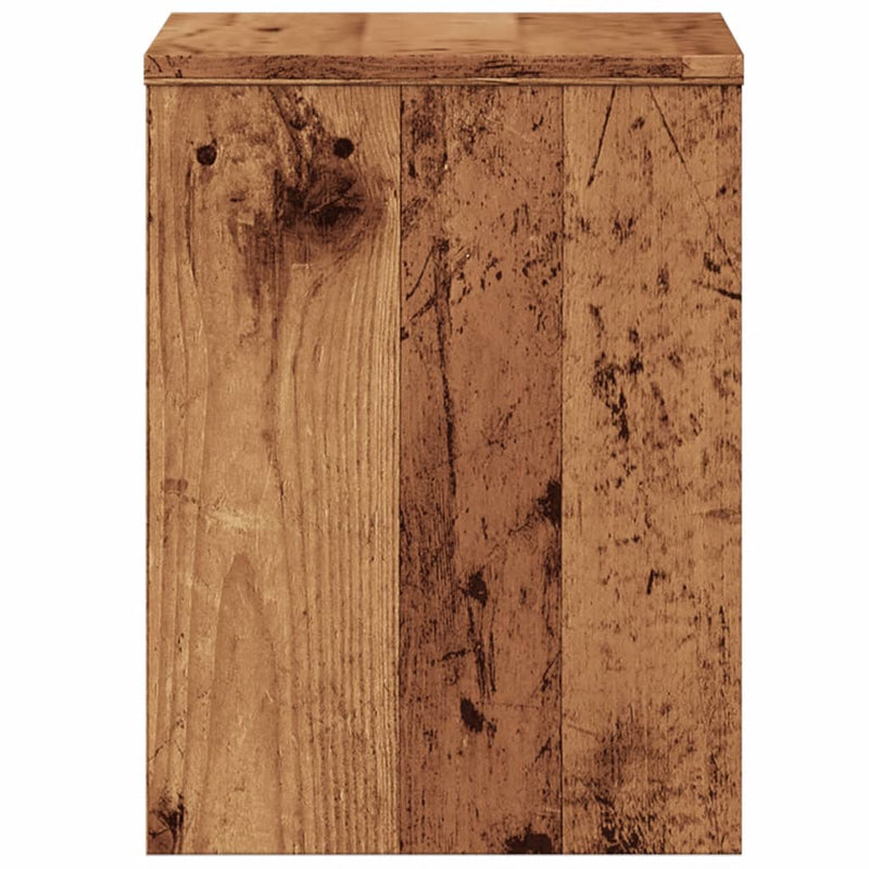 vidaXL antik fa színű szerelt fa éjjeliszekrény 40 x 30 x 40 cm