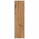 vidaXL kézműves tölgy színű szerelt fa könyvszekrény 36 x 30 x 114 cm