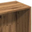 vidaXL kézműves tölgy színű szerelt fa könyvszekrény 36 x 30 x 114 cm