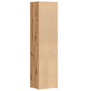 vidaXL kézműves tölgy színű szerelt fa könyvszekrény 36x30x143 cm