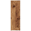 vidaXL antik fa színű szerelt fa könyvszekrény 50x25x80 cm