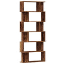 vidaXL Könyves szekrény Régi fa 80x24x192 cm Gépelt fa