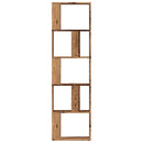 vidaXL antik fa színű szerelt fa könyvszekrény 45x24x159 cm