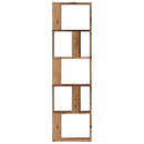 vidaXL antik fa színű szerelt fa könyvszekrény 45x24x159 cm
