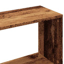 vidaXL antik fa színű szerelt fa könyvszekrény 45x24x159 cm