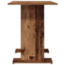 vidaXL antik fa színű szerelt fa étkezőasztal 110 x 60 x 75 cm