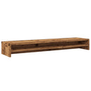 vidaXL antik fa színű szerelt fa monitorállvány 100 x 24 x 13 cm