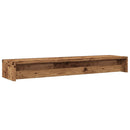 vidaXL antik fa színű szerelt fa monitorállvány 100 x 24 x 13 cm