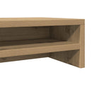 vidaXL monitorállvány kézműves tölgyfa 100 x 24 x 13 cm redőzött fa