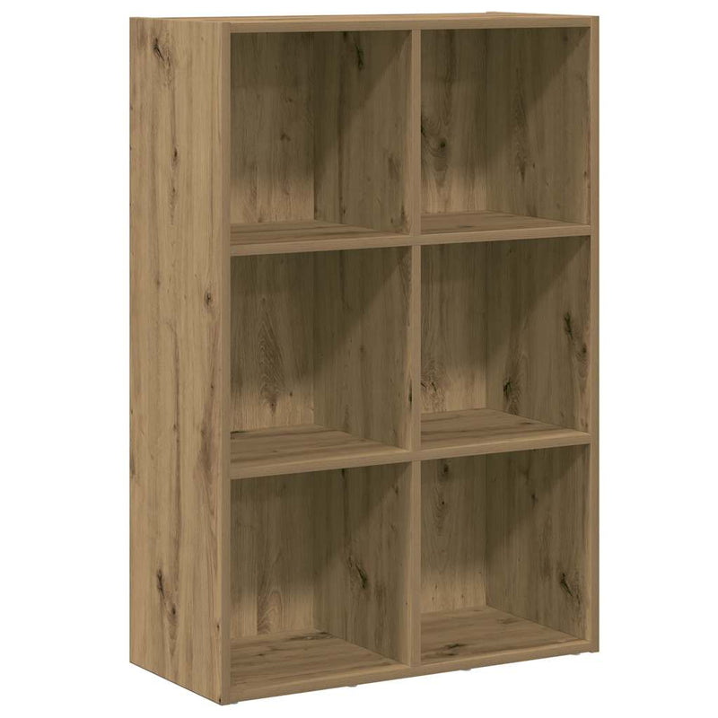 vidaXL Kézműves tölgyszínű szerelt fa könyv-/tálalószekrény 66x30x98cm