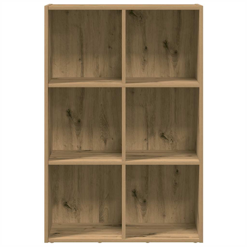 vidaXL Kézműves tölgyszínű szerelt fa könyv-/tálalószekrény 66x30x98cm
