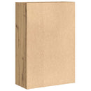 vidaXL Kézműves tölgyszínű szerelt fa könyv-/tálalószekrény 66x30x98cm