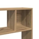 vidaXL könyvszekrény/szobaosztó Kézműves tölgy 105x24x102 cm