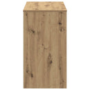 vidaXL Íróasztal kézműves tölgy 90x40x72 cm műszaki fa