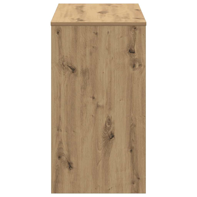 vidaXL Íróasztal kézműves tölgy 90x40x72 cm műszaki fa