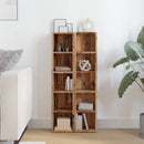 vidaXL 2 db antik fa színű szerelt fa CD-tartó szekrény 21x16x93,5 cm