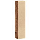 vidaXL 2 db antik fa színű szerelt fa CD-tartó szekrény 21x16x93,5 cm