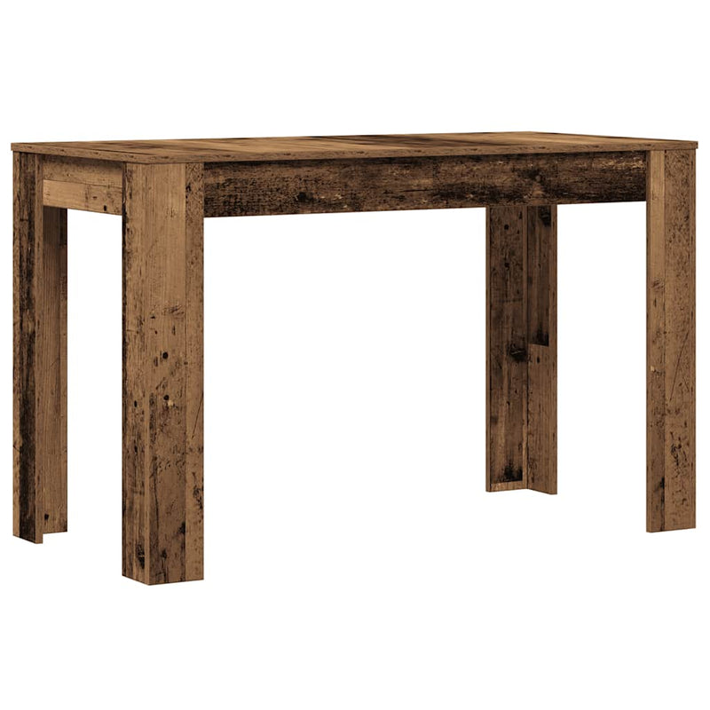 vidaXL Étkezőasztal régi fa 120x60x76 cm műszaki fa