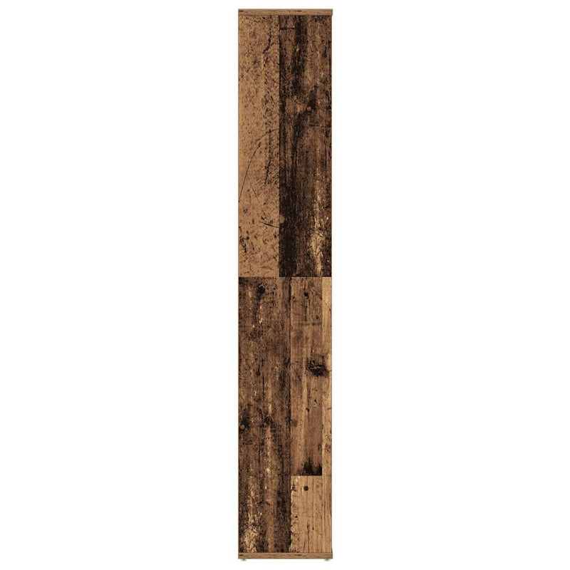 vidaXL antik fa forgácslap térelválasztó/könyvszekrény 100x24x140 cm