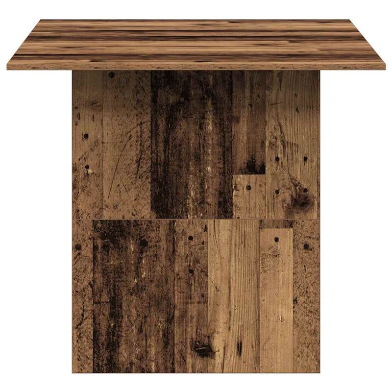 vidaXL Étkezőasztal Régi fa 180x90x76 cm Gépelt fa