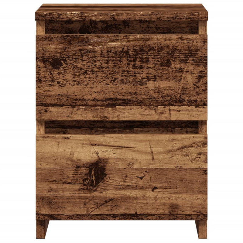 vidaXL antik fa színű szerelt fa éjjeliszekrény 30 x 30 x 40 cm
