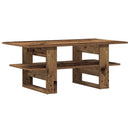 vidaXL antik fa színű szerelt fa dohányzóasztal 102 x 55 x 42 cm