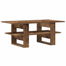 vidaXL antik fa színű szerelt fa dohányzóasztal 102 x 55 x 42 cm