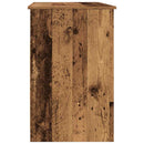 vidaXL antik fa színű szerelt fa íróasztal 102x76x50 cm