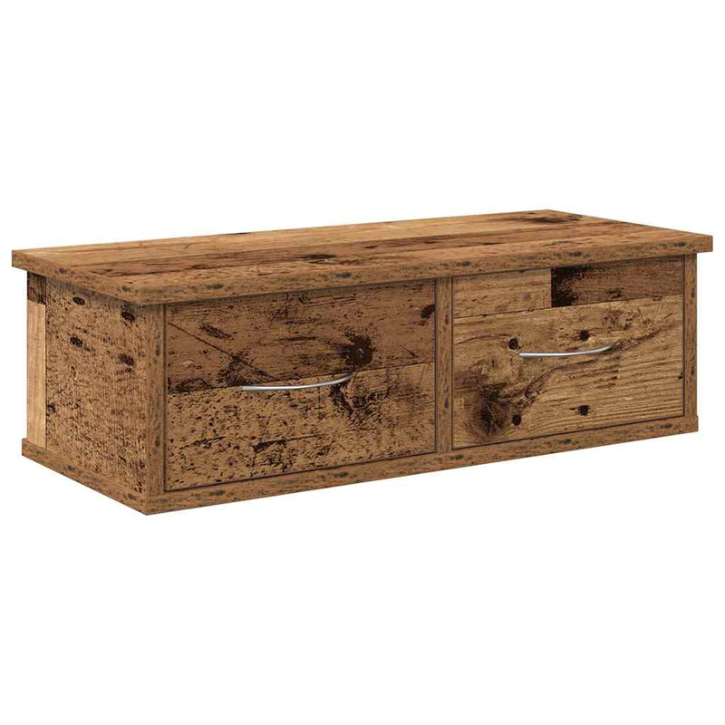 vidaXL antik fa színű szerelt fa faliszekrény 60x26x18,5 cm
